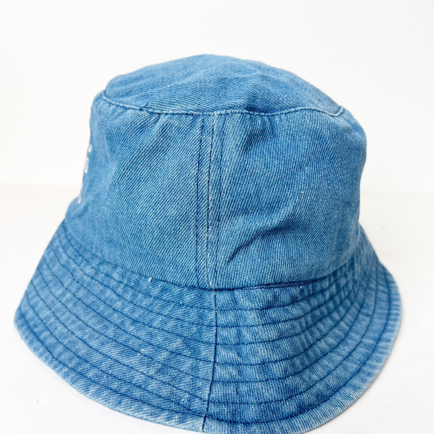 BGT Light Jean Denim Logo Bucket Hat