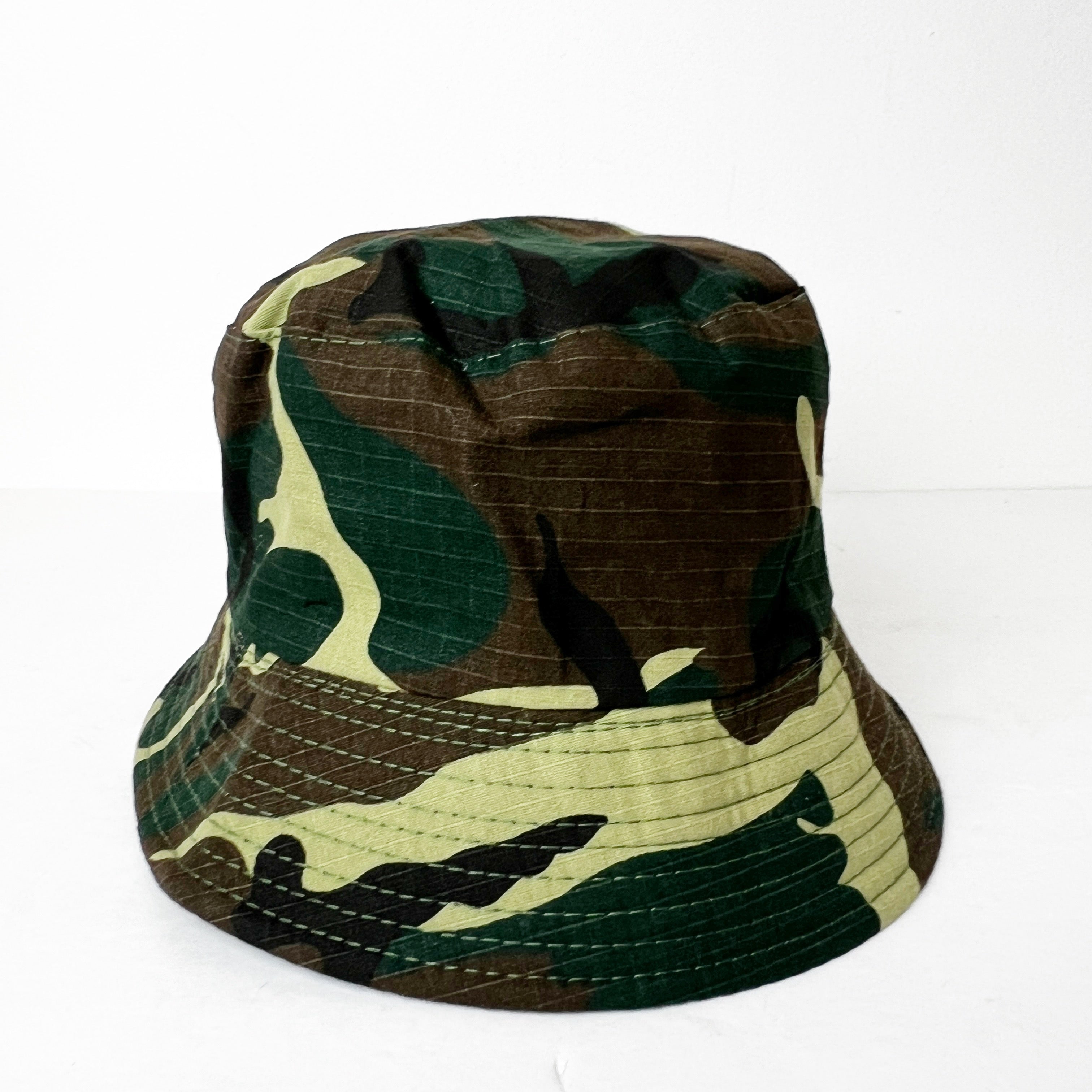 BGT Army Fatigue Bucket Hat Orange Writing