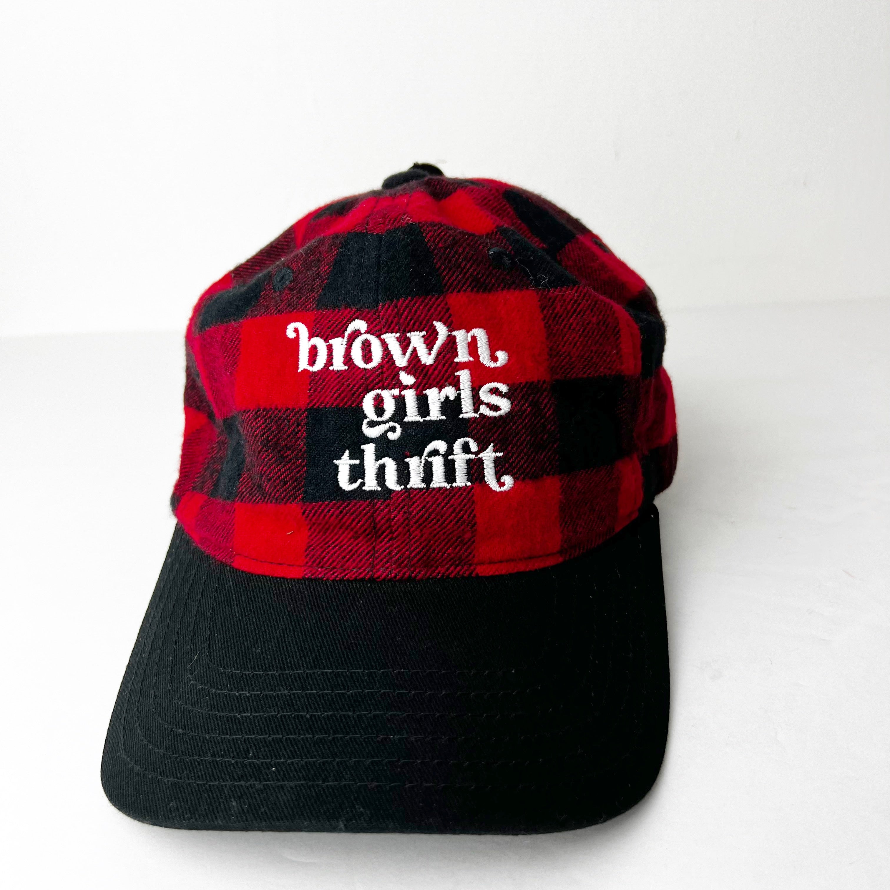 Flannel Black Brim BGT Logo Hat