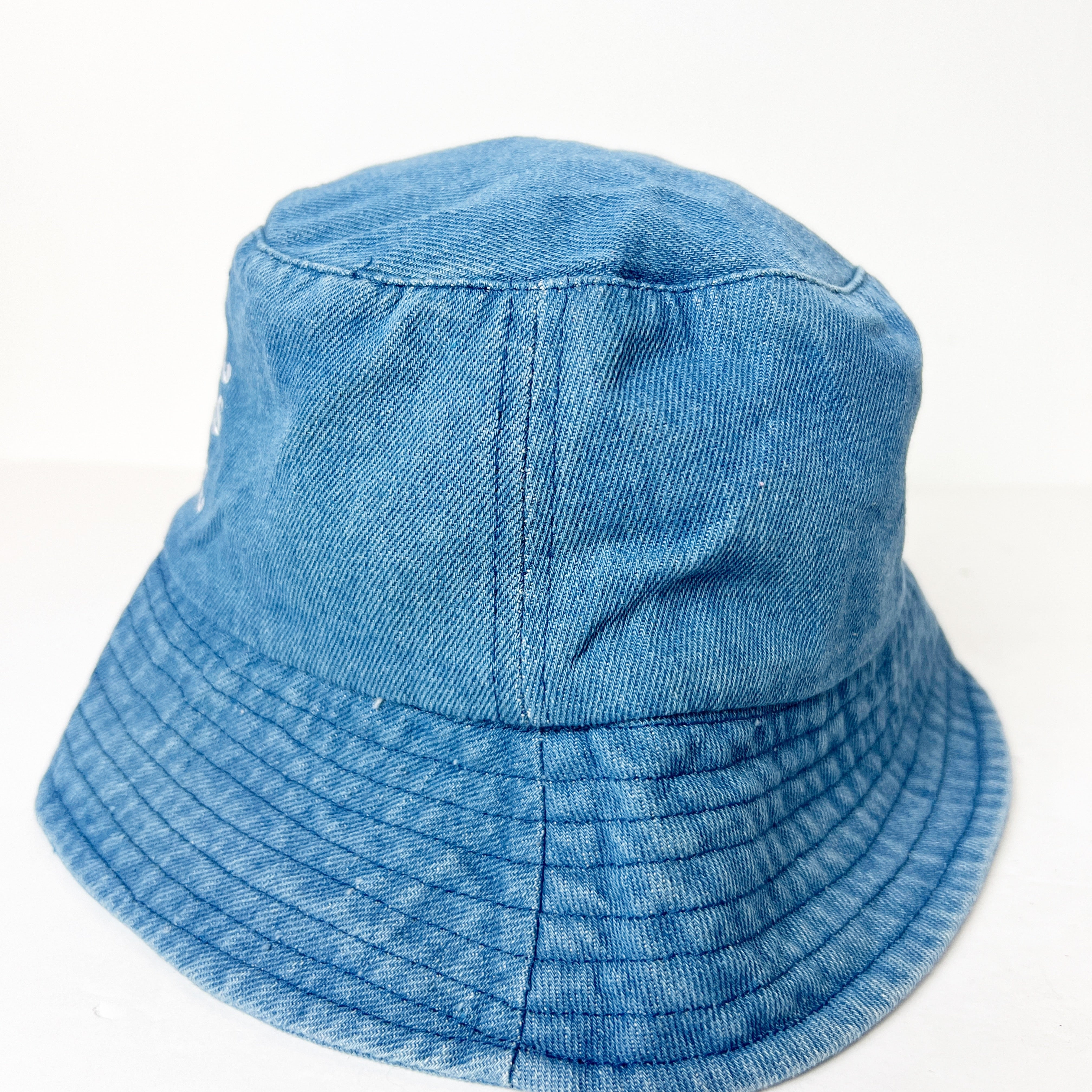 BGT Light Jean Denim Logo Bucket Hat