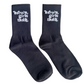 BGT BLK/White Logo Socks SZ 8-12