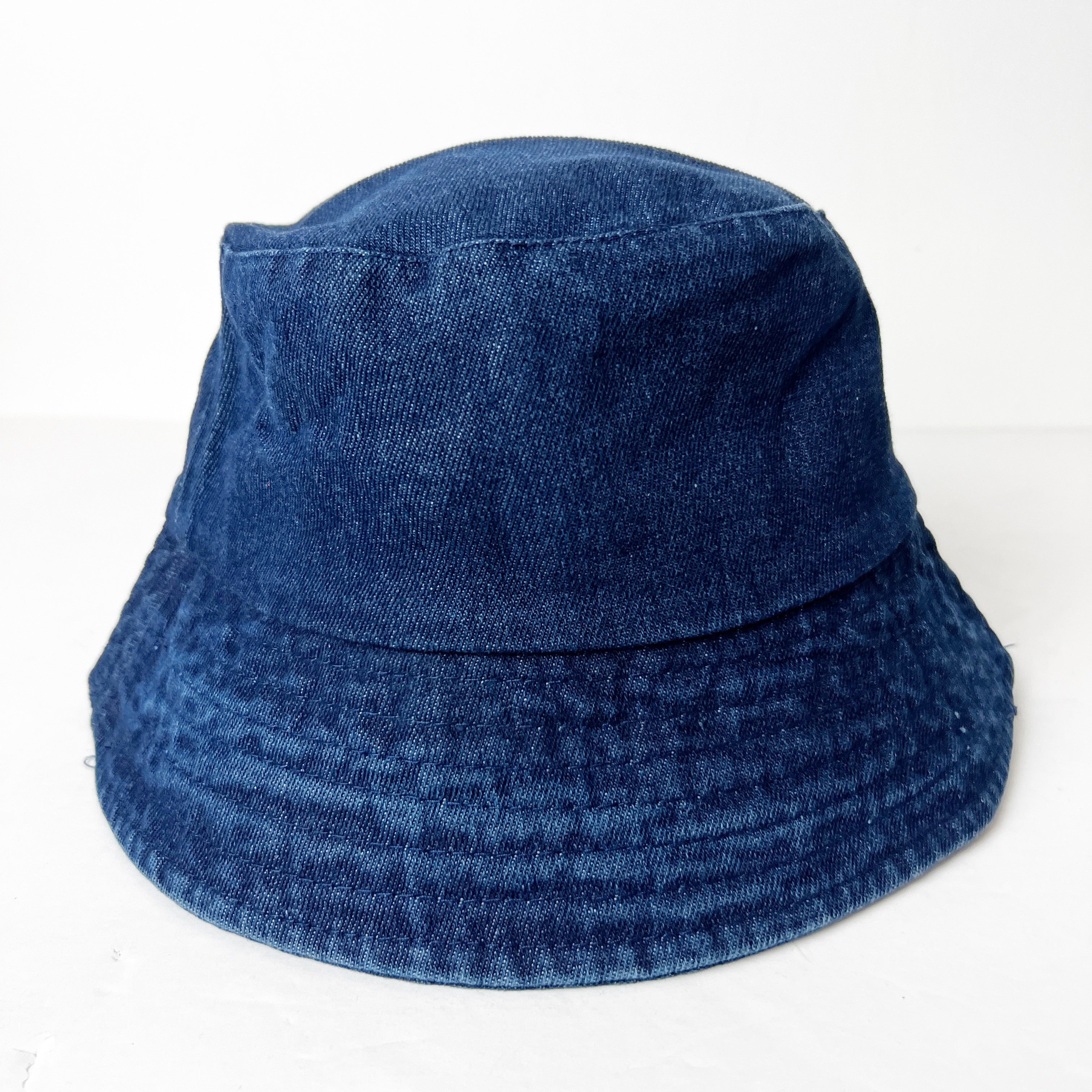 BGT Dark Blue Jean Logo Bucket Hat