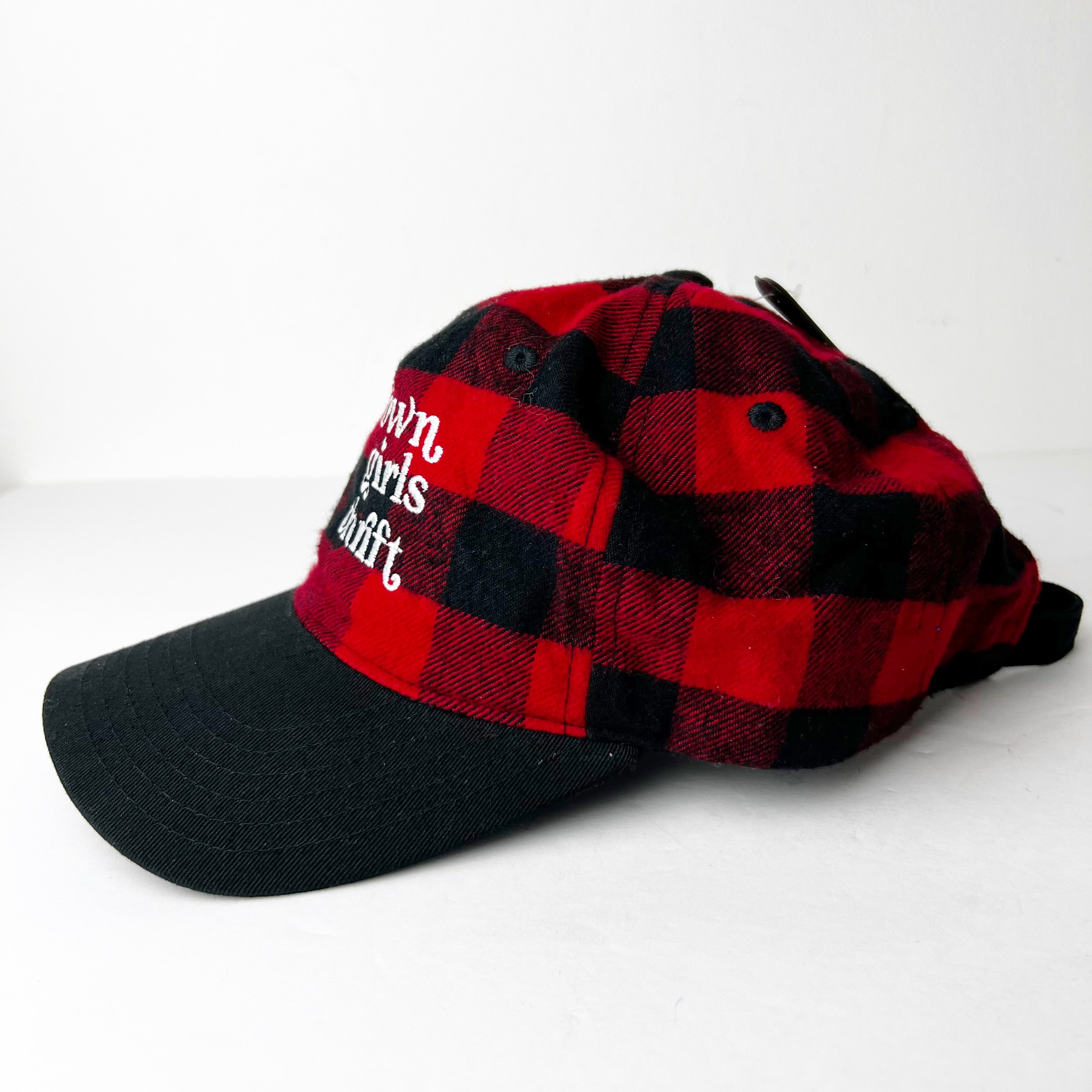 Flannel Black Brim BGT Logo Hat
