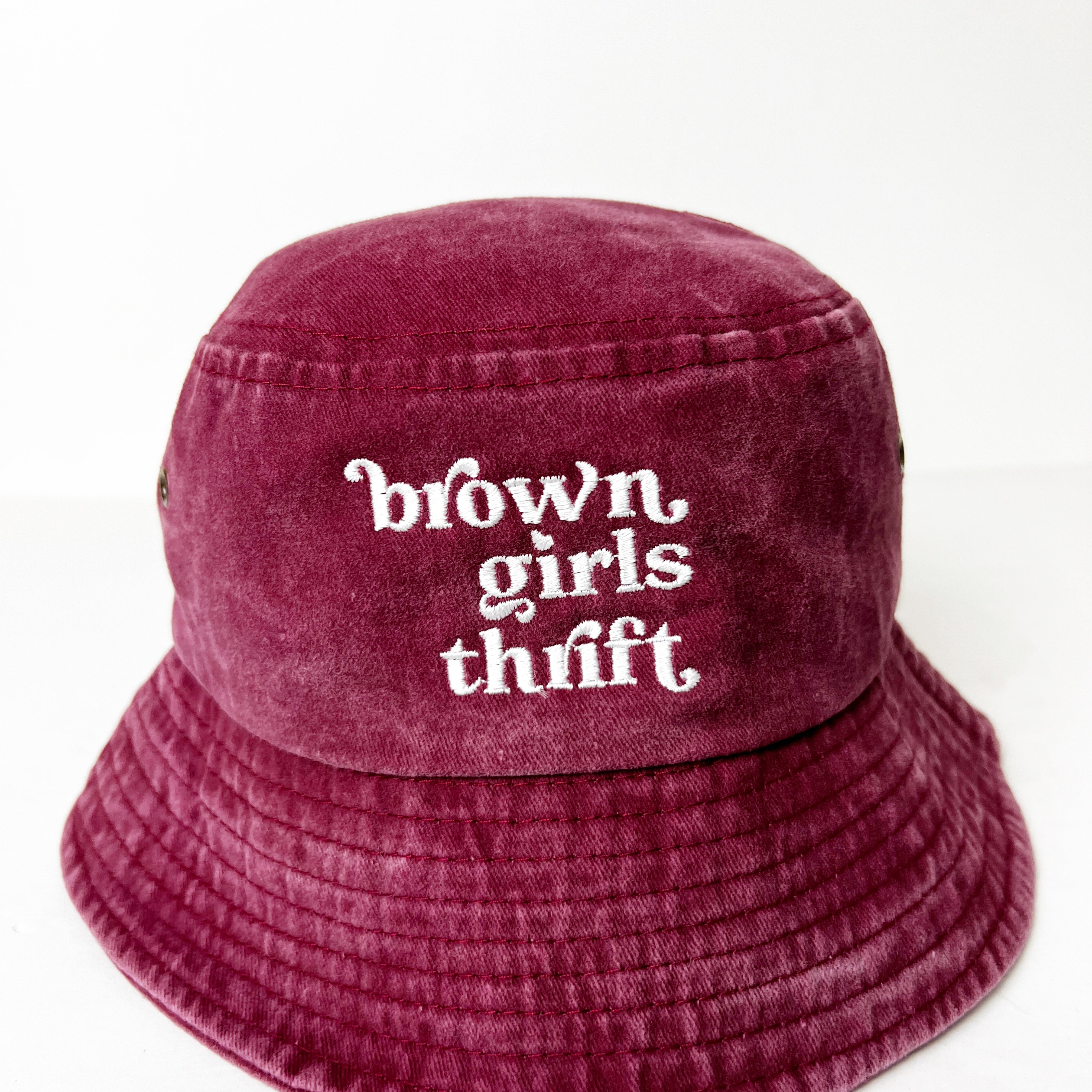 BGT Maroon Denim Logo Hat
